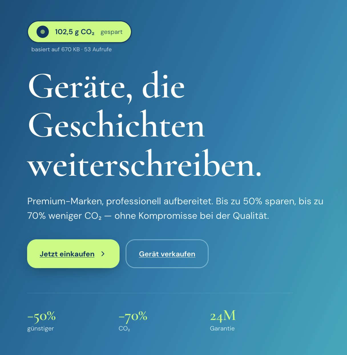 Value Hugger — mobile hero